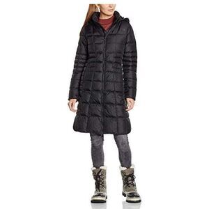 The North Face Metropolis Down Parka Puffer Coat Size Small Black Long Jacket